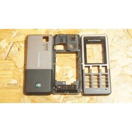 Capa Completa Cinza/Preto Sony Ericsson T280i