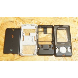 Capa Completa S/ Teclado Preta Sony Ericsson W205