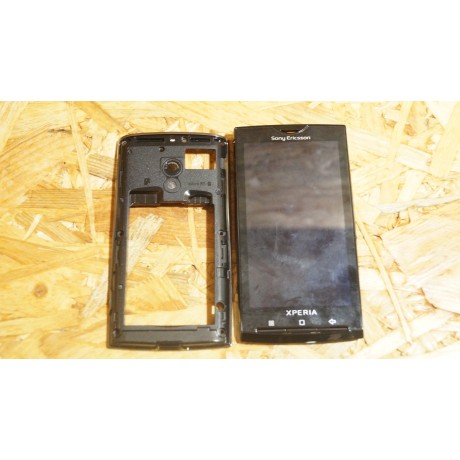 Capa Middle Cover & Modulo Preto Sony Ericsson X10