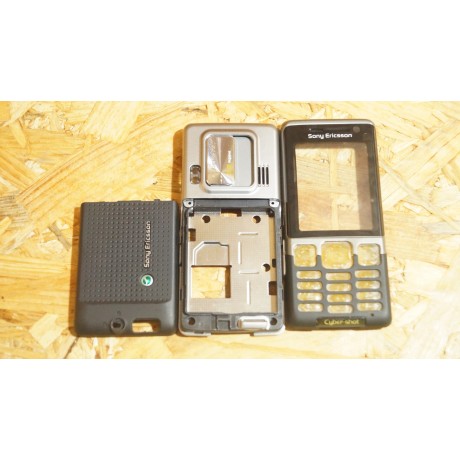 Capa Completa S/ Teclado Preta Sony Ericsson C702