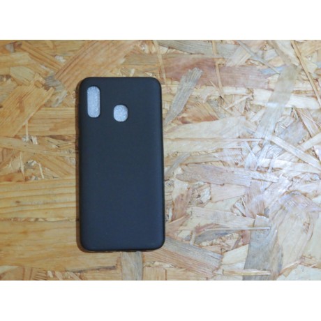 Capa Silicone Preto Samsung A20 / Samsung A30