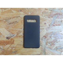 Capa Silicone Borracha Preto Samsung S10