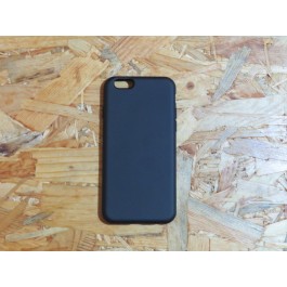 Capa Silicone Borracha Preto Iphone 6 / Iphone 6s