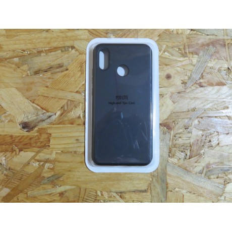 Capa Silicone Borracha Preto Huawei P20 Lite