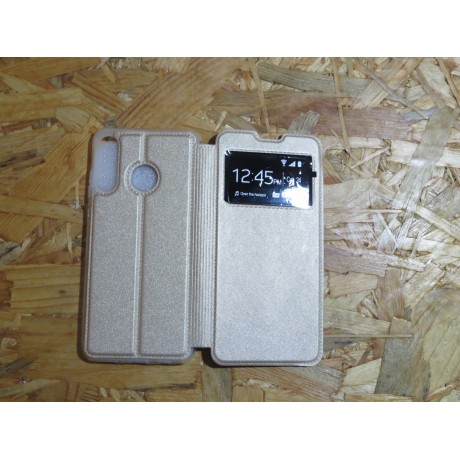 Flip Cover Huawei P30 Lite Dourado