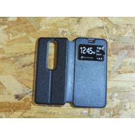 Flip Cover Preta Vodafone Smart N10