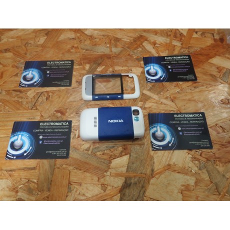 Capa Frontal & Tampa de Bateria Azul Escuro Nokia 5300