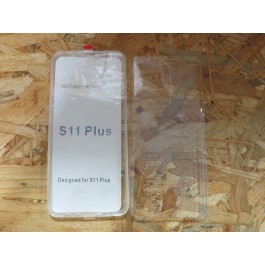 Capa Silicone Transparente 360 Samsung S20 Plus