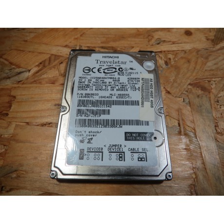 Disco Rigido 60Gb Hitachi IC25N06 IDE 2.5 Recondicionado Ref: NF1P441527HD0004