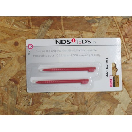 Touch Pen Nintendo DS Lite Pack de 2 Vermelho