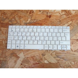 Teclado Asus EEEPC 1001 / 1005 / 1008 / R101 / R105 / T101MT Series Recondicionado Branco Ref: MP-09A36P0-5283