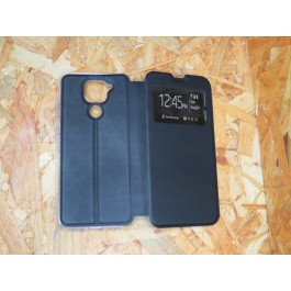 Flip Cover Preta Xiaomi Redmi Note 9