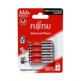 Pilha fujitsu Alcalina LR03 / AAA Pack 4