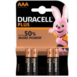 Pilhas Duracell Plus Power LR03 / AAA Pack 4