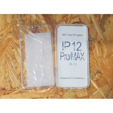 Capa Silicone Transparente 360 Iphone 12 Pro / Iphone 12 6.1