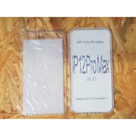 Capa Silicone Transparente 360 Iphone 12 Pro Max / Iphone 12 6.7