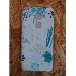 Capa Silicone Flores Vodafone N8 / VFD 610