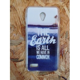 Capa Silicone Frase The Earth Vodafone Smart Prime 6 / VF895N