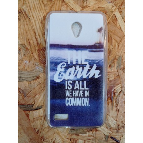 Capa Silicone Frase The Earth Vodafone Smart Prime 6