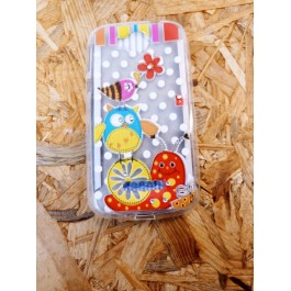 Capa Silicone Passaros Alcatel Pop C7