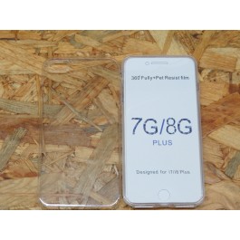 Capa Silicone Transparente 360 Iphone 7G Plus / 8G Plus