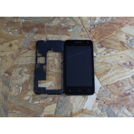 Modulo C/ Frame & Middlecover Preto Vodafone V300 Recondicionado