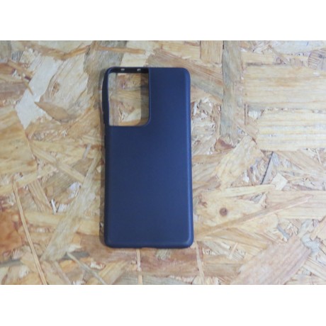 Capa Silicone Preto Samsung S21 Ultra