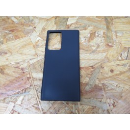 Capa Silicone Preto Samsung Note 20 Ultra