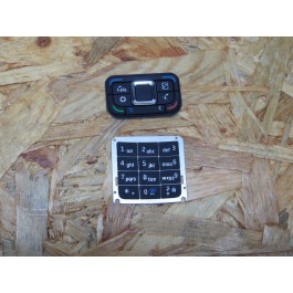 Teclado Completo Nokia E65 Preto Original