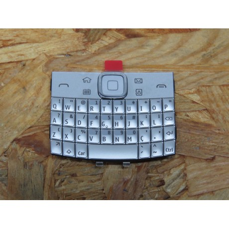 Teclado Cinzento Nokia E6 Original