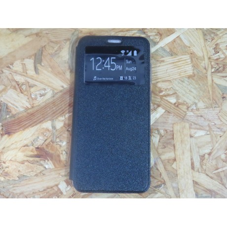 Flip-Cover Preta Samsung A70 / SM-A705F