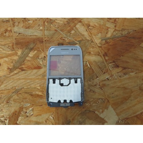 Capa Frontal C/ Tocuh Cinzenta Nokia E6 Original