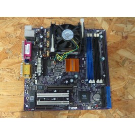 Motherboard ECS P4VMM2 C/ Processador & Dissipador Recondicionado