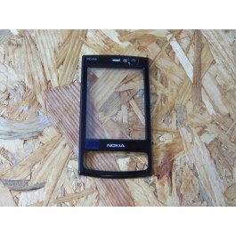 Tampa Frontal Preta Nokia N95 8Gb Original Ref: 0250323