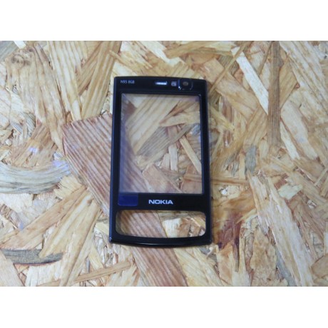 Tampa Frontal Preta Nokia N95 8Gb Original Ref: 0250323