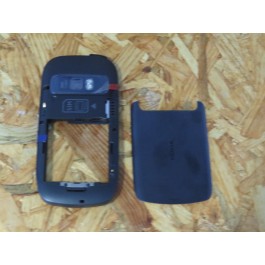 Tampa de Bateria & Middle Cover Cinza Metal Nokia N701 Original Ref: 0259052 / 9447025