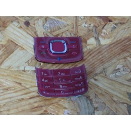 Teclado Completo Vermelho Nokia 6210n Original