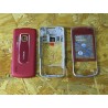 Capa Frontal & Middle Cover & Tampa de Bateria Vermelho Nokia 6210n Original