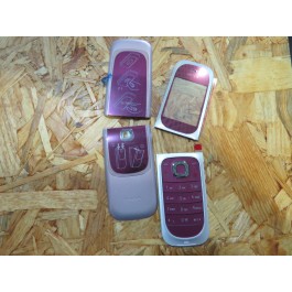 Covers Completa & Teclado & Touch Bordo Nokia 7020 Original