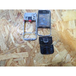 Capa Frontal & Middle Cover & Teclado Completo Cinzento Nokia 6210n Original