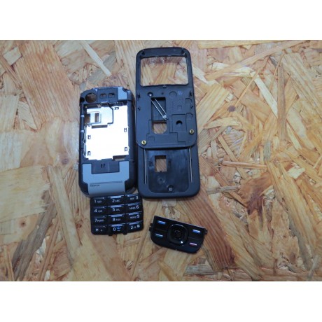 Middel Cover & Slide & Teclado Completo Preto Nokia 5300 Original