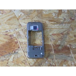 Modulo Chassis Prata Escura Nokia N78 Original Ref: 0251814