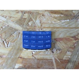 Teclado Azul Original Nokia X3-02 Ref: 9791K26