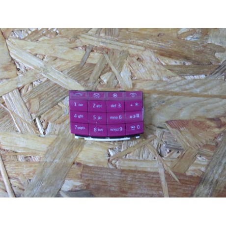 Teclado Rosa Original Nokia X3-02 Ref: 9791S47