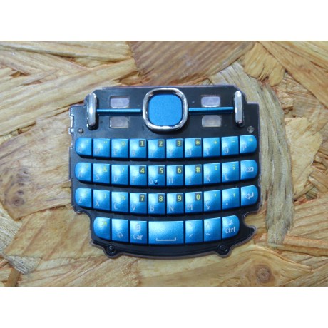 Teclado Azul Original Nokia Asha 200 / Nokia 201 Ref: 9793F50