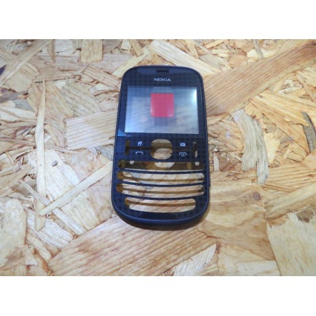 Tampa Frontal Preto Original Nokia Asha 200 / Nokia 201 Ref: 0258867