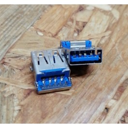 Conector de USB C/ Ligação em Cima C/ Tamanho A: 6 mm L: 13 mm C:16 mm P:9 Ref: 66