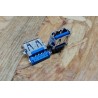Conector de USB C/ Ligação em Baixo C/ Tamanho A: 6 mm L: 13 mm C:14 mm P:9 Ref: 25