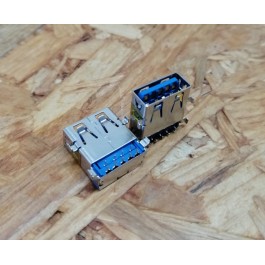 Conector de USB C/ Ligação em Cima C/ Tamanho A: 6 mm L: 13 mm C:15 mm P:9 Ref: 12