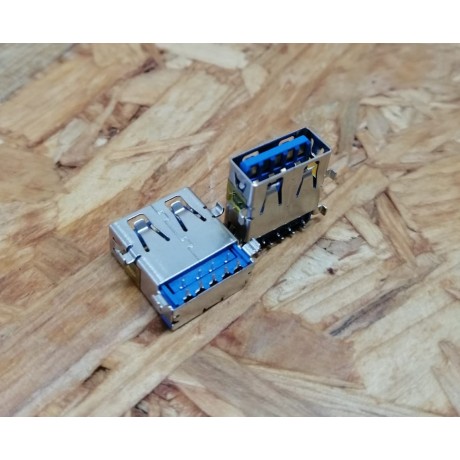 Conector de USB C/ Ligação em Cima C/ Tamanho A: 6 mm L: 13 mm C:15 mm P:9 Ref: 12